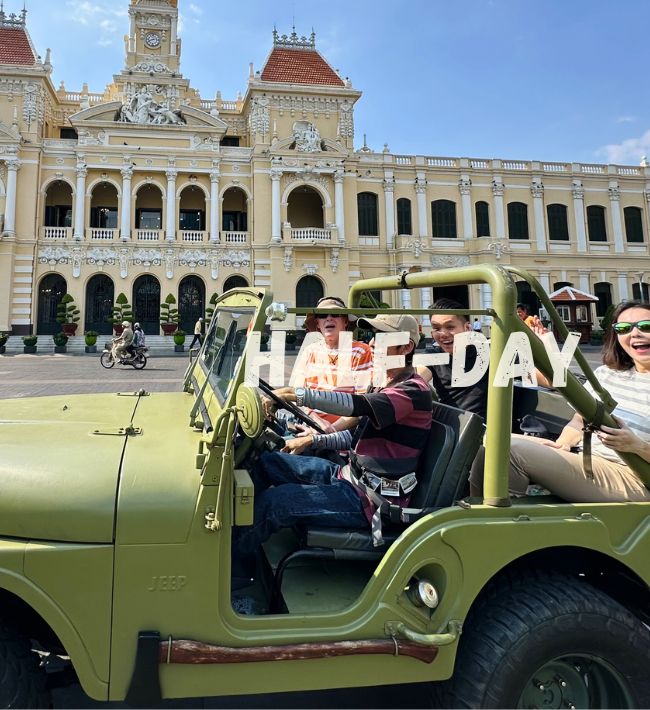 Saigon by Jeep: From Landmarks to Local Life