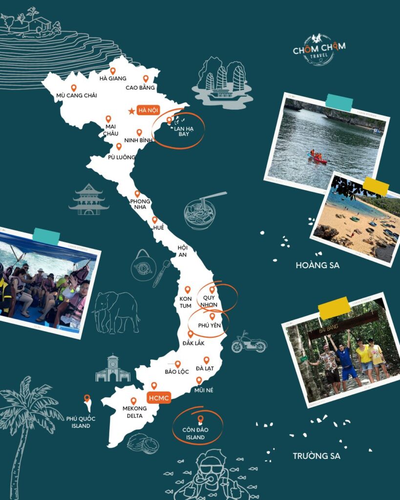 vietnam map for top beaches for families in 2026